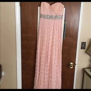 Pink Sequin Gown